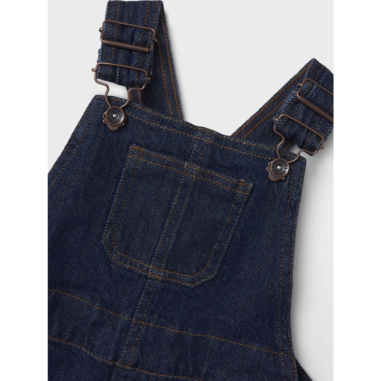 Name It Dark Blue Denim Unwashed Rocco Denim Overall 4