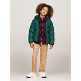 Tommy Hilfiger Ornamental Green Essential Dun Jakke