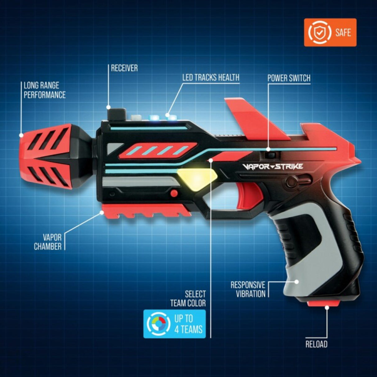 Vapor Strike Blaster Pistol 2-pak