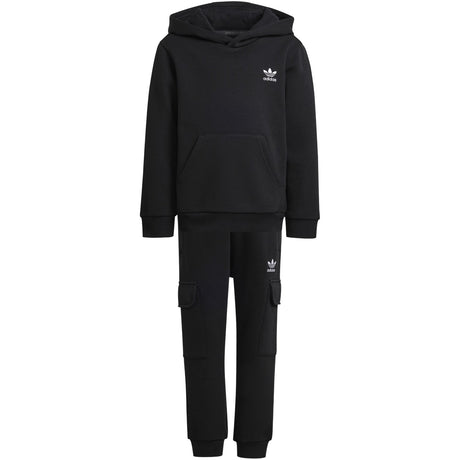 adidas Originals Black Hoodie Fz Cargo Sweat Sæt