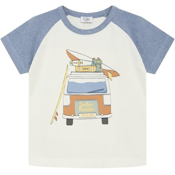 Hust & Claire Mini Blue Fog Melange Ancher T-shirt