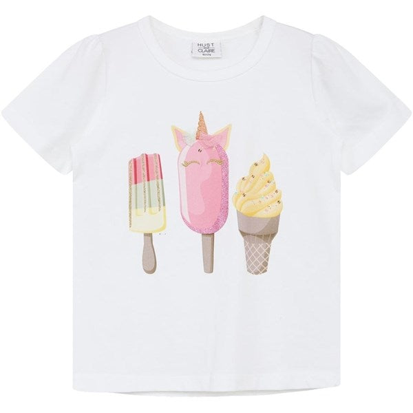 Hust & Claire Mini White Amna T-shirt