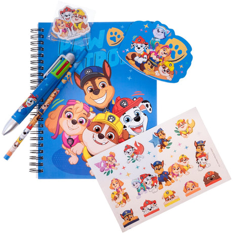 Euromic Paw Patrol Skrive sæt A5 med 60 sider,+ multi farvet pen.