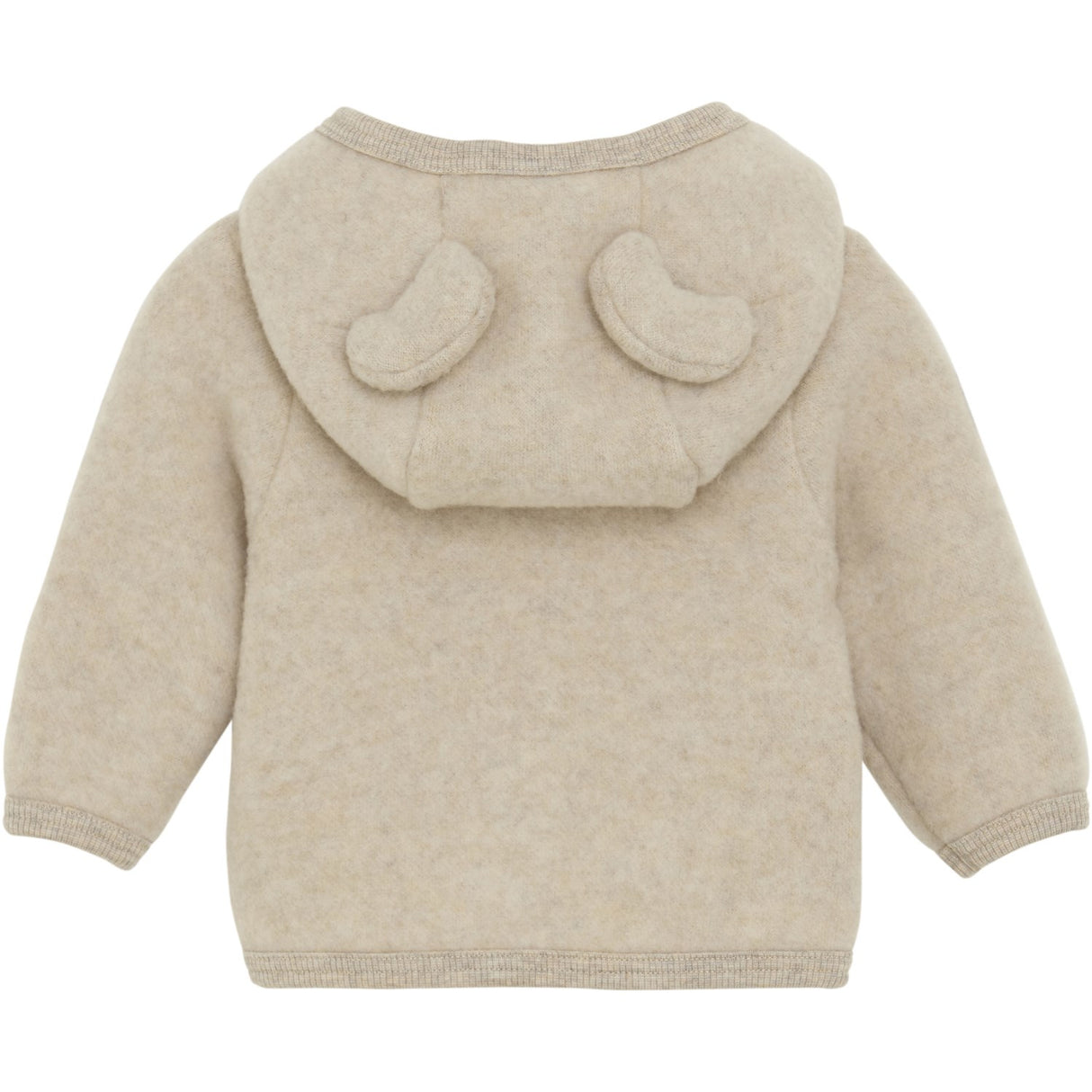 Huttelihut Camel Melange Jakke Ears Wool Fleece