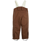 Mini Rodini Brown Panda Soft Skibukser