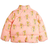 Mini Rodini Pink Winter Flowers Aop City Puffer Jakke