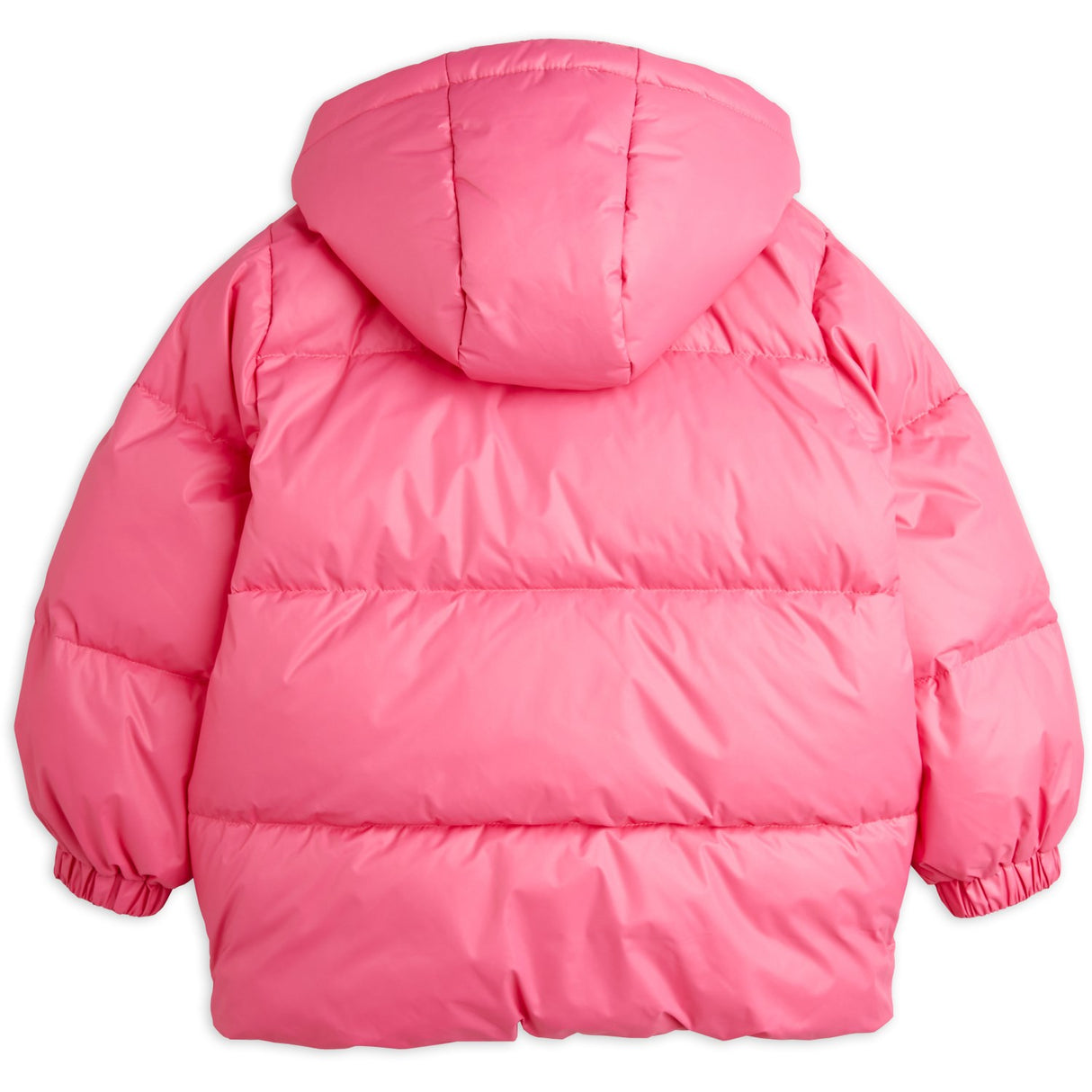 Mini Rodini Pink Heavy Hooded Puffer Jakke