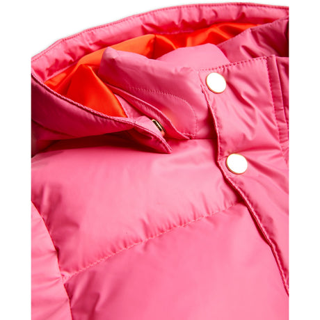 Mini Rodini Pink Heavy Hooded Puffer Jakke