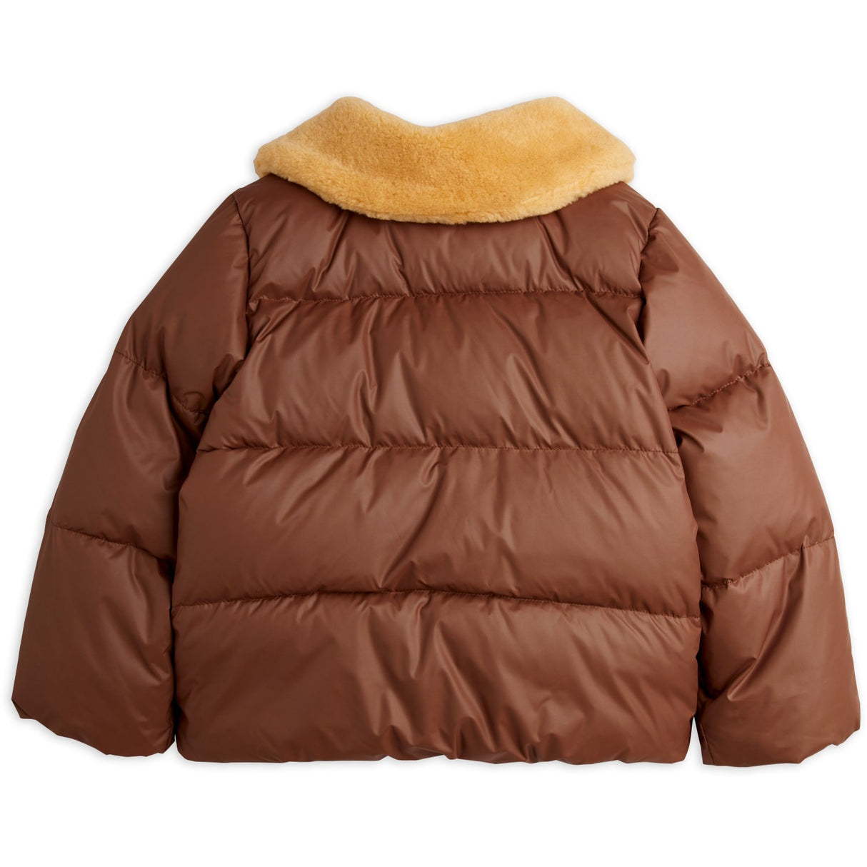 Mini Rodini Brown Dog Emb Puffer Jakke