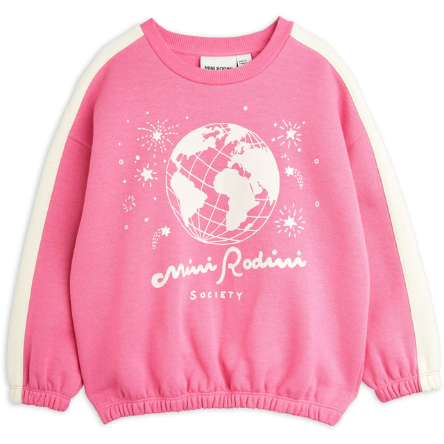 Mini Rodini Pink Mini Rodini Society Sp Sweatshirt