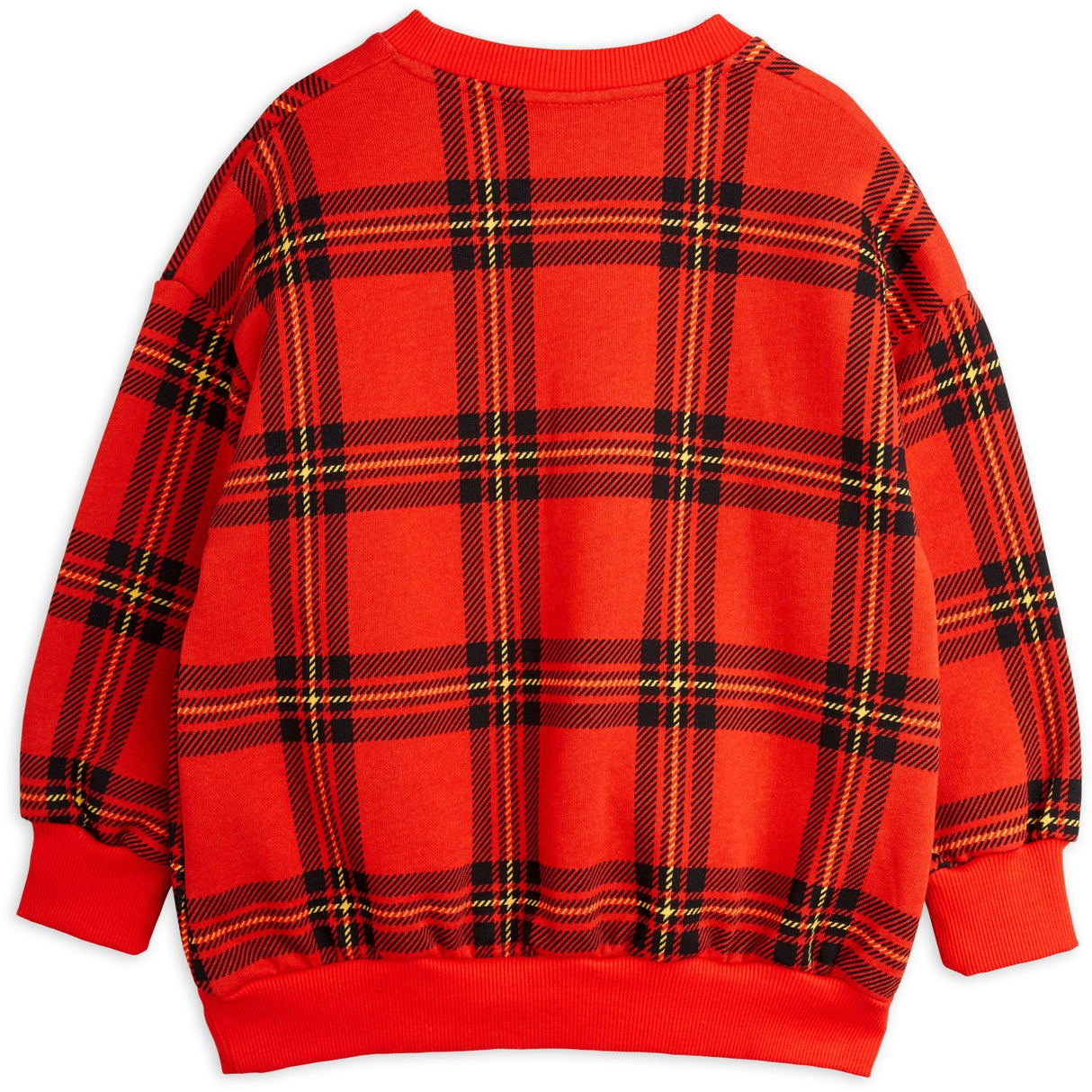 Mini Rodini Red Check Aop Sweatshirt