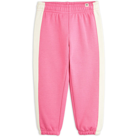 Mini Rodini Pink Mini Rodini Society Panel Sweatpants