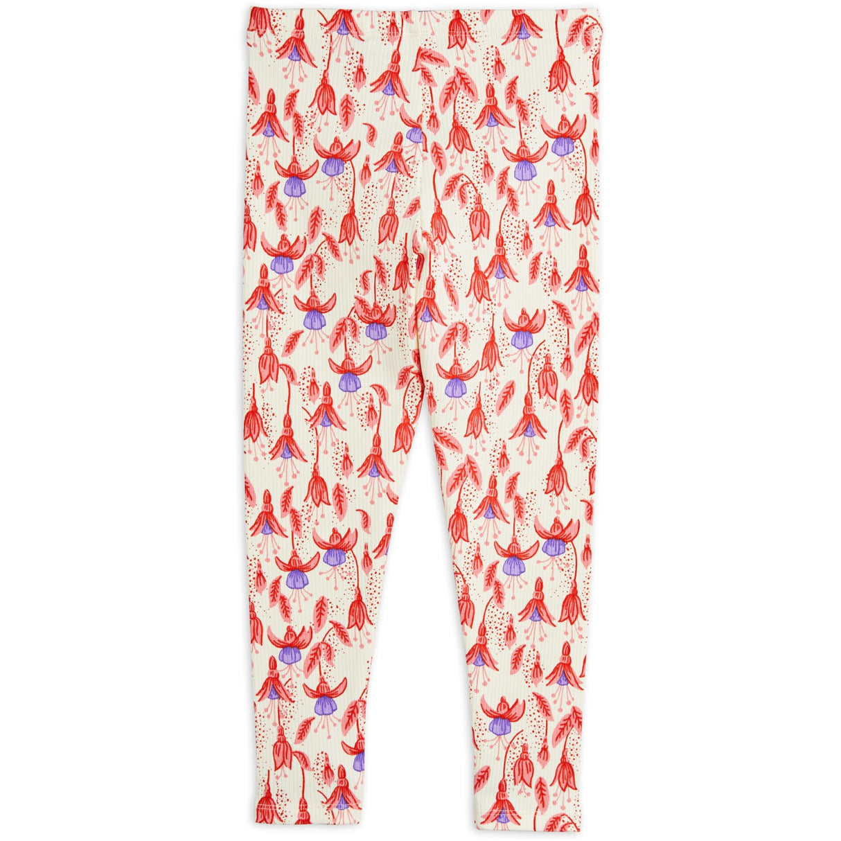 Mini Rodini Red Fuchsia Aop Leggings