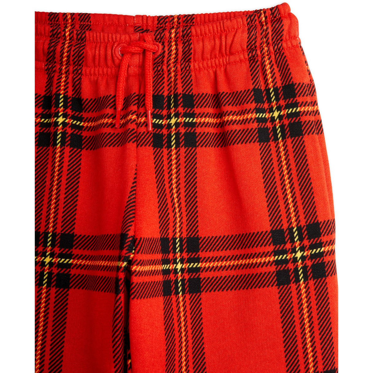 Mini Rodini Red Check Aop Sweatpants