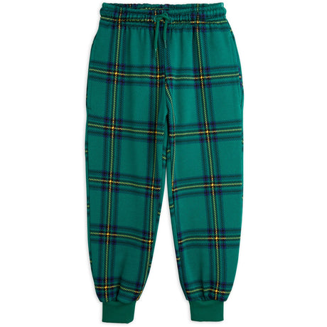 Mini Rodini Green Check Aop Sweatpants