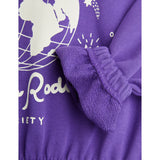 Mini Rodini Purple Mini Rodini Society Sp Sweat Kjole