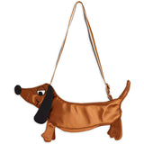 Mini Rodini Brown Dog Crossbody Taske