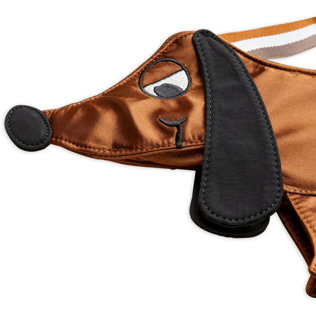 Mini Rodini Brown Dog Crossbody Taske