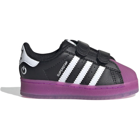 adidas Originals Cblack/Purbur/Ftwwht Superstar Led Lights Cf I Sneakers