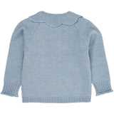 COPENHAGEN COLORS Dusty Blue Merino Marguriette Bluse 3