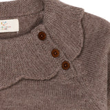 COPENHAGEN COLORS Natural Melange Merino Marguriette Bluse 4