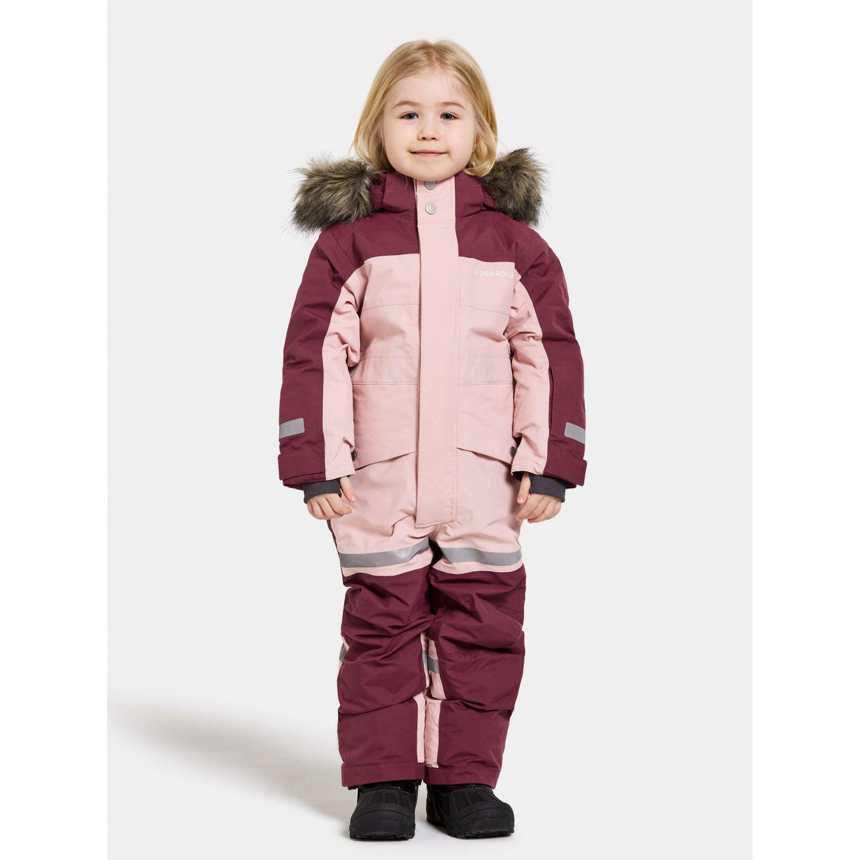 Didriksons Dusty Pink Bjärven Kids Flyverdragt 8