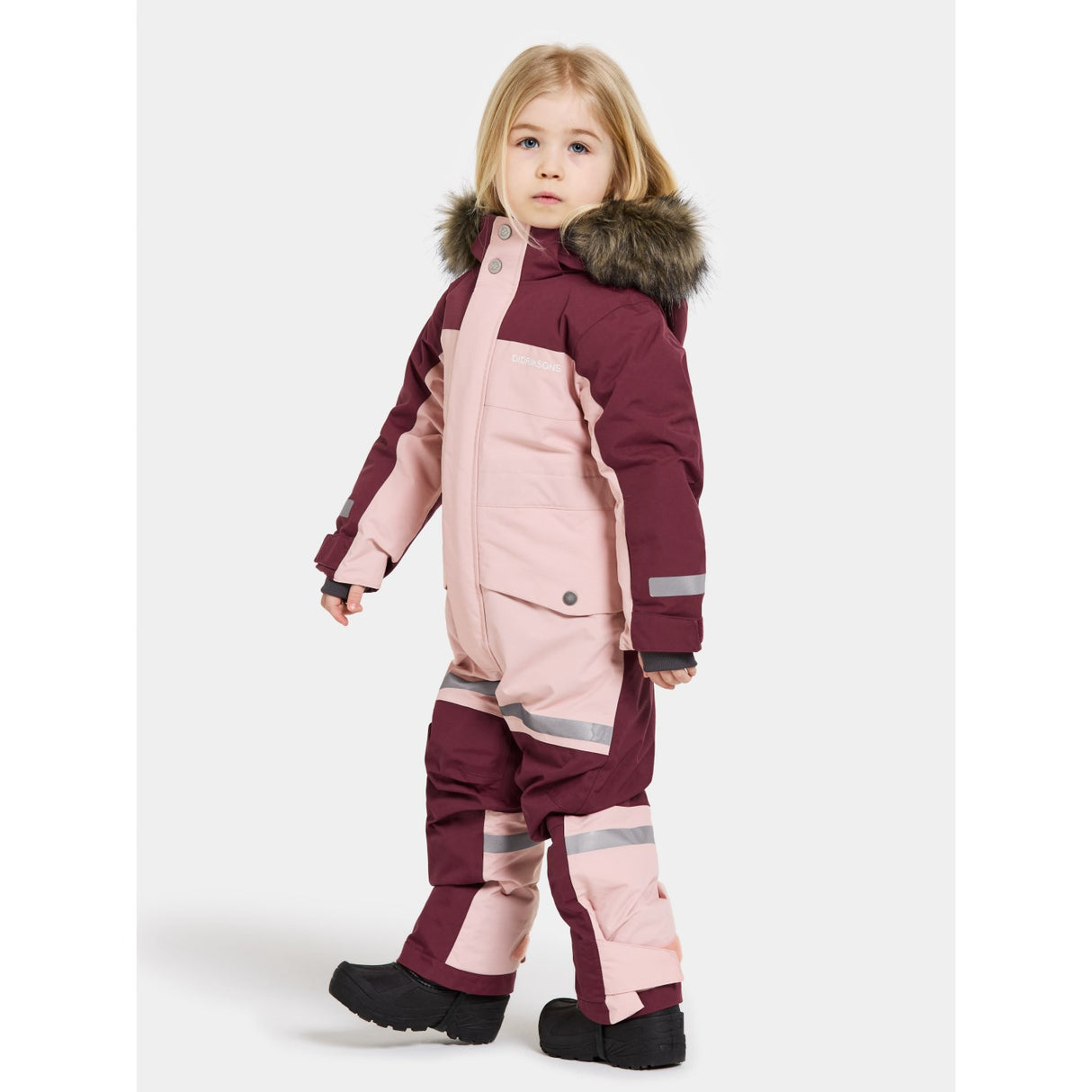 Didriksons Dusty Pink Bjärven Kids Flyverdragt 8