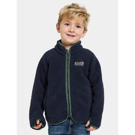 Didriksons Navy Gibbs Kids Fullzip Fleece Jakke 2