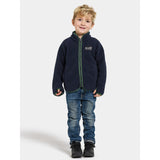 Didriksons Navy Gibbs Kids Fullzip Fleece Jakke 2