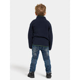 Didriksons Navy Gibbs Kids Fullzip Fleece Jakke 2