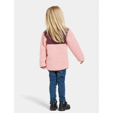 Didriksons Dusty Pink Gosig Kids Halfzip Fleece Jakke