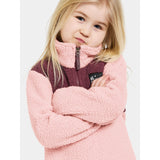 Didriksons Dusty Pink Gosig Kids Halfzip Fleece Jakke