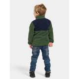 Didriksons Pine Green Gosig Kids Halfzip Fleece Jakke