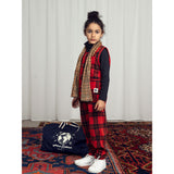 Mini Rodini Red Check Aop Sweatpants