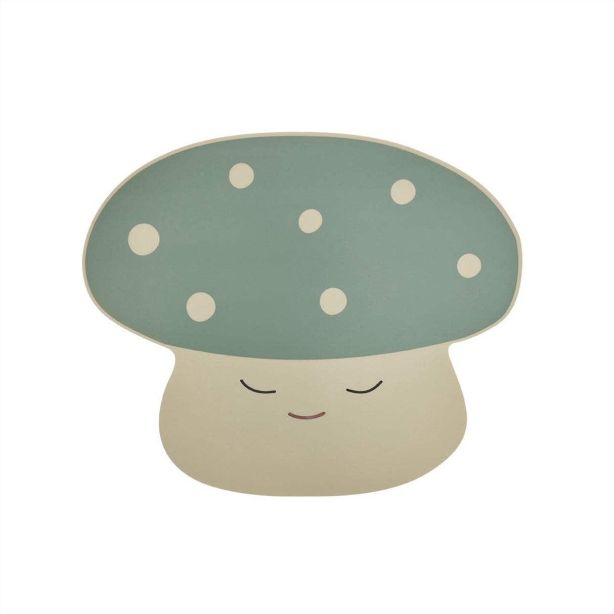 OYOY Offwhite/Pale Green Dækkeserviet Mushroom