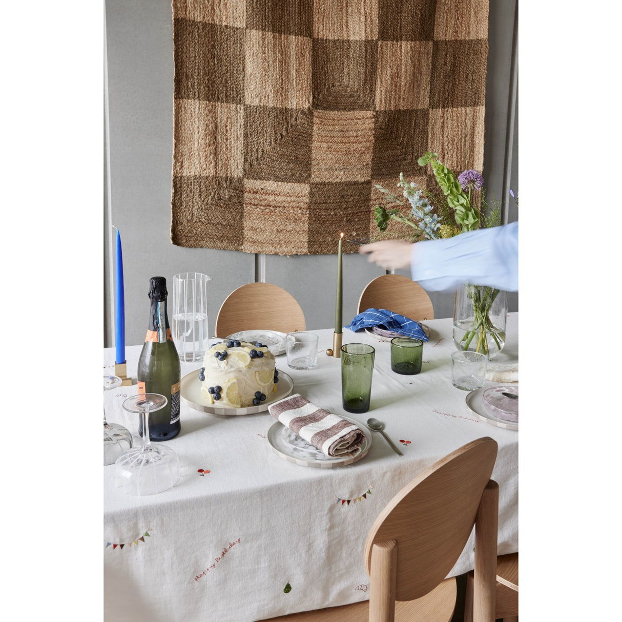 OYOY Offwhite Fødselsdags Borddug