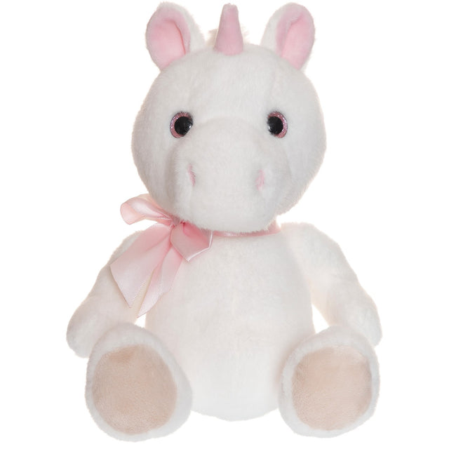 Teddykompaniet Teddy Unicorns - Enhjørningen Elsie, Hvid, 20 cm