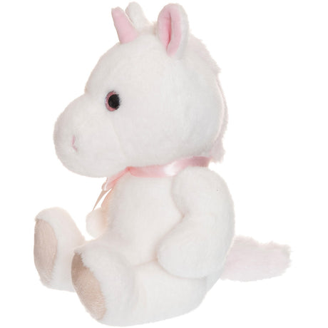 Teddykompaniet Teddy Unicorns - Enhjørningen Elsie, Hvid, 20 cm