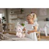 Teddykompaniet Teddy Unicorns - Enhjørningen Enya, Rosa, 20 cm