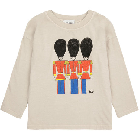 Bobo Choses Light Brown Little Tin Soldiers Bluse