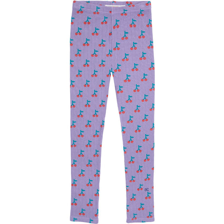 Bobo Choses Lavender Bobo Cherry All Over Leggings