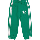 Bobo Choses Green B.C Shadow Stripes Sweatpants