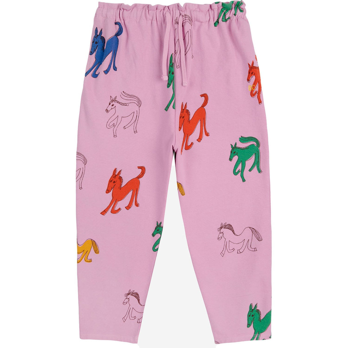 Bobo Choses Pink Wonder Horse All Over Paper Bag Sweatpants