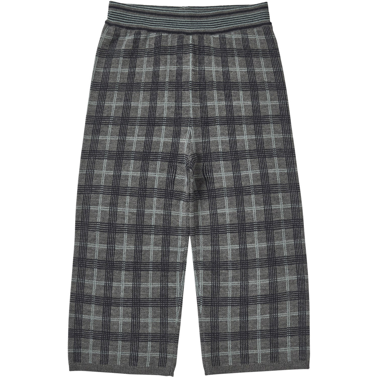 FUB Grey Melange Check Bukser