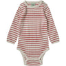 FUB Ecru/Red Baby Rib Body