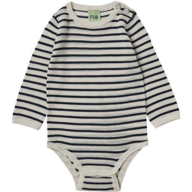 FUB Ecru/Dark Navy Baby Body