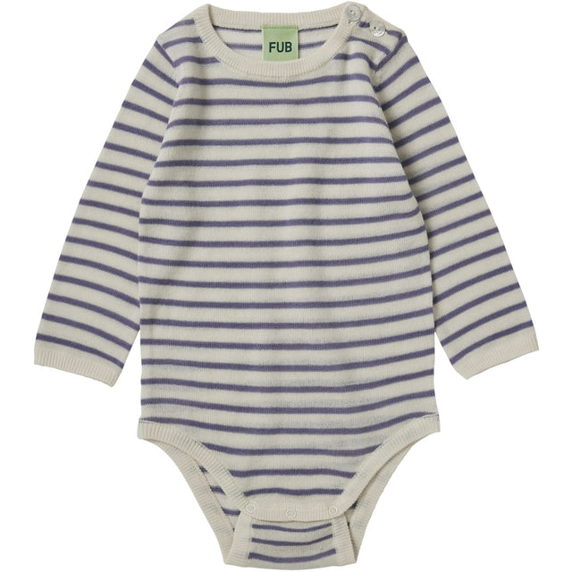 FUB Ecru/Dusty Violet Baby Body