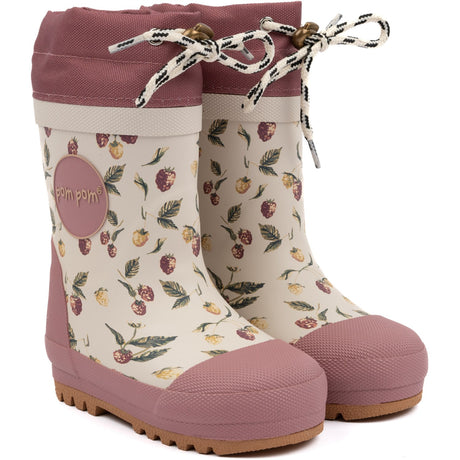 Pom Pom Rasberry/Withered Rose GumBoots™ Termo