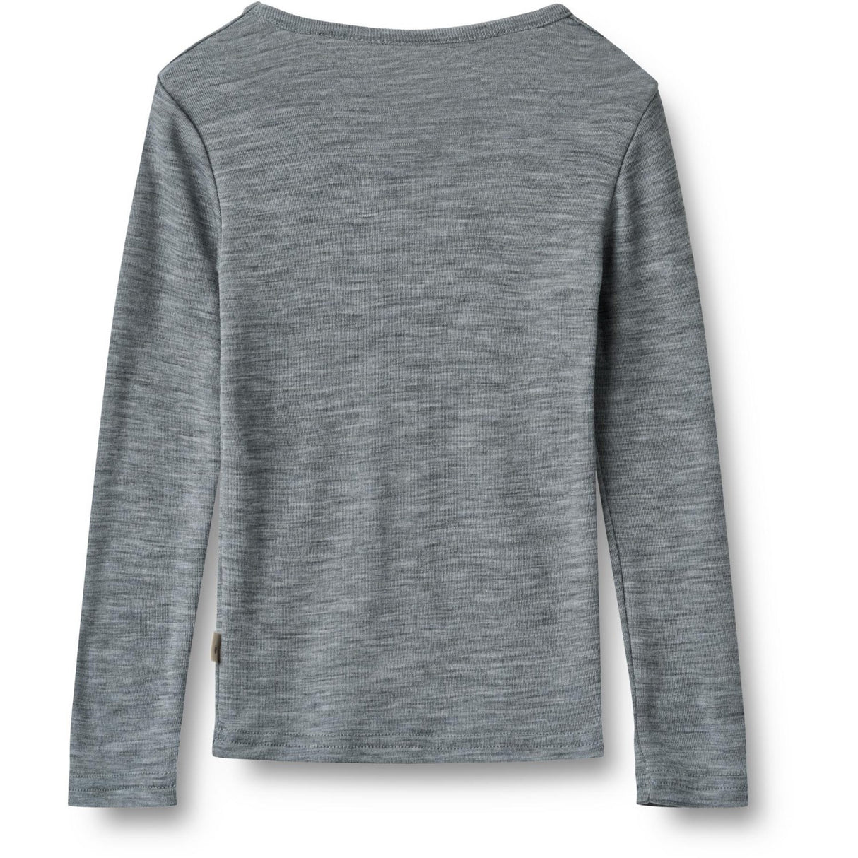 Wheat Melange Grey Wool Bluse Alfie