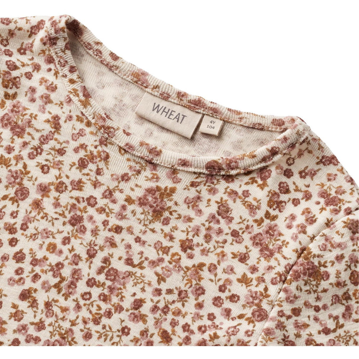 Wheat Rose Flowers Wool Bluse Alfie